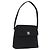 CHANEL Matelasse Hand Bag Cotton Black Silver CC