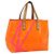 LOUIS VUITTON Monogram Vernis Fluo Reade PM Hand Bag Orange M91905