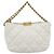 CHANEL Matelasse Chain Shoulder Bag Lamb Skin 2way White Gold CC - vista 2