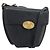 GUCCI Schultertasche Leder Schwarz Gold