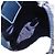 FENDI Zucchino Canvas Shoulder Bag Navy Silver - vista 17