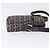 FENDI Zucchino Canvas Shoulder Bag Navy Silver - vista 4
