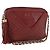 CHANEL Chain Shoulder Bag Lamb Skin Red Gold CC