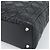 Christian Dior Lady Dior Canage Hand Bag Lamb Skin Black Silver - vista 12