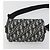 Christian Dior Trotter Canvas Shoulder Bag Navy - vista 9