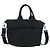 PRADA Bolso reversible Nylon 2way Black Silver - vista 3