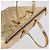 LOUIS VUITTON Monogram Miroir Bellevue PM Hand Bag Gold Dore M95762 - vista 7
