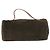 Céline CELINE C Macadam Hand Bag Suede Green Gold Tone - vista 2
