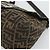 FENDI Zucca Canvas Mamma Baguette Shoulder Bag Brown Silver - vista 10