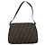 FENDI Zucca Canvas Mamma Baguette Shoulder Bag Brown Silver - vista 3
