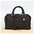 LOEWE Americana 28 Hand Bag Leather Dark Brown Silver - vista 12