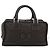 LOEWE Americana 28 Hand Bag Leather Dark Brown Silver - vista 2