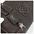 LOEWE Americana 28 Hand Bag Leather Dark Brown Silver - vista 9