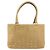 PRADA Studs Tote Bag Leather Beige Gold BN0181 - vista 2