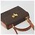 Céline CELINE Macadam Canvas Hand Bag PVC Leather 2way Brown Gold - vista 6