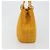 Christian Dior Lady Dior Hand Bag Canvas Yellow Gold Tone - vista 5