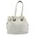 Christian Dior Canage Tote Bag Leather White Silver - vista 2