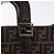 FENDI Zucca Canvas Hand Bag Brown Silver - vista 14