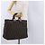 FENDI Zucca Canvas Hand Bag Brown Silver - vista 22