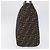 FENDI Zucca Canvas Hand Bag Brown Silver - vista 5