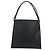 Bolsa de ombro PRADA em couro preto e dourado - vista 2