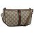 GUCCI GG Supreme Web Sherry Line Shoulder Bag PVC Beige 89 02 054