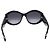 CHANEL Sunglasses Plastic Black CC - vista 3