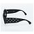CHANEL Sunglasses Plastic Black CC - vista 6