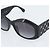 CHANEL Sunglasses Plastic Black CC - vista 9