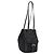 PRADA Purse Shoulder Bag Nylon Leather Black Silver