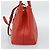 PRADA Hand Bag Safiano Leather 2way Orange Gold - vista 5