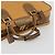 LOEWE Anagram Trunk Leather Beige Gold Tone - vista 7