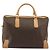 Céline CELINE Macadam Canvas Boston Bag PVC Leather Brown Gold - vista 3