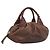 FENDI Spy Bag Leather Brown Gold
