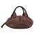 FENDI Spy Bag Leather Brown Gold - vista 2