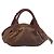 FENDI Spy Bag Leather Brown Gold - vista 3