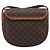 Céline CELINE Macadam Shoulder Bag PVC Leather Brown Gold Tone - vista 3