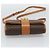 Céline CELINE Macadam Shoulder Bag PVC Leather Brown Gold Tone - vista 9