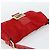 FENDI Mamma Baguette Shoulder Bag Suede Red Gold - vista 6