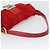FENDI Mamma Baguette Shoulder Bag Suede Red Gold - vista 7