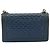 CHANEL Matelasse Boy Chanel Chain Bag Patent Leather Blue Silver CC - vista 3