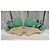 Autre Marque Sandali con zeppa vintage seventies Verde - vista 5