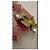 Chanel Vintage-Brosche mit Perlen und farbigen Steinen Schwarz Pink Grün Gold hardware - Ansicht 9