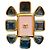 Broche Chanel Camélia Dorado Gold hardware