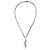 Collana Balenciaga Goth Snake Argento