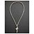 Collana Balenciaga Goth Snake Argento - vista 2
