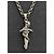 Collana Balenciaga Goth Snake Argento - vista 3