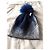 Autre Marque Berretto in lana blu navy con pompon Metallico - vista 13