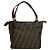 Fendi Zucca Lederhandtasche Braun - Ansicht 2