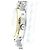 Hermès Reloj de mujer Hermes Clipper de acero chapado en oro Quartz - vista 4